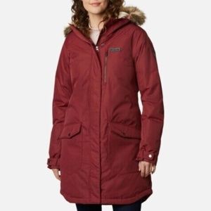Columbia Women's Suttle Mountain Long Insulated Jacket Parka -- Size Large